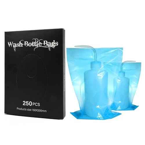 DGT tattoo Squeeze bottle Bags 250pcs Disposable For Tattoo Machine, Tattoo Kits, Tattoo Accessories 5.9 x 7.9 inches