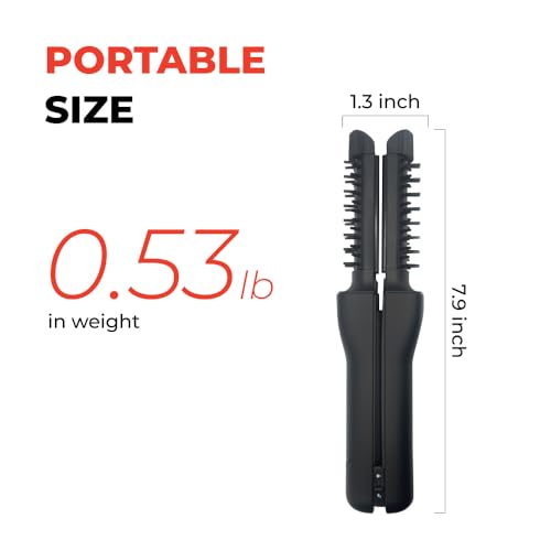 YA-MAN SPA Styler¢ç Cordless Volume + Smooth - Cordless Styling, Reimagined. Hybrid Hot Brush + Flat Iron