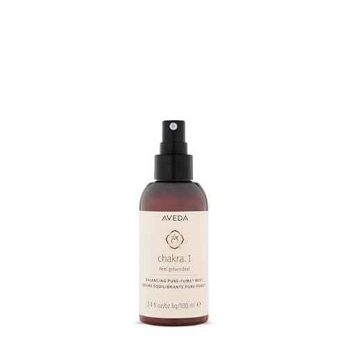 Aveda Chakra 1 Balancing Pure-Fume Mist: Grounded | Body & Room Spray | Balances Root Chakra | With Certified Organic Olibanum, Vetiver, Patchouli, 3.4 Fl Oz