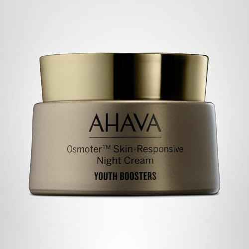 AHAVA Osmoter Skin-Responsive Night Cream - With the patented Smartium technology, re-sets the look of skin during night with intense activity & boosts skin renewal for enhanced luminosity, 1.7 Fl.Oz
