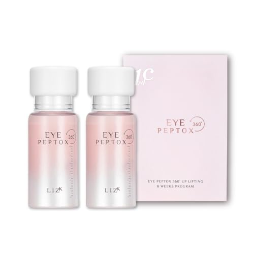 LIZK Eye Peptox 360¡Æ, Lifting Eye Cream, 10.000ppm Peptide, Eye Wrinkle Care for Fine Lines, Dark Circles and Puffiness, Firming & Hydrating, 1.16 oz. (Set of 2)