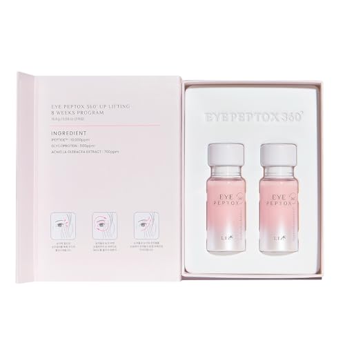 LIZK Eye Peptox 360¡Æ, Lifting Eye Cream, 10.000ppm Peptide, Eye Wrinkle Care for Fine Lines, Dark Circles and Puffiness, Firming & Hydrating, 1.16 oz. (Set of 2)