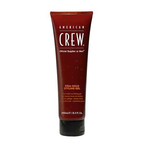 American Crew Men's Hair Styling Gel, Firm Hold, Non-Flaking, 8.4 fl oz