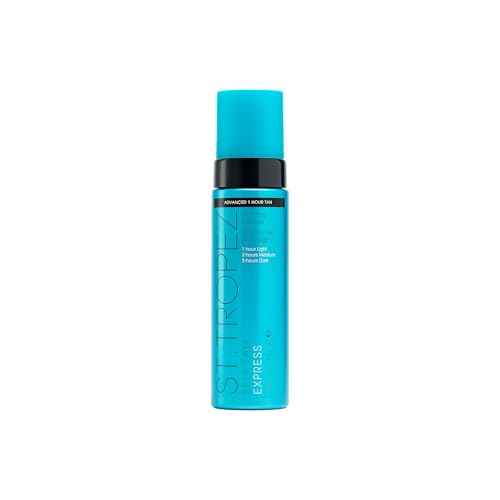 St.Tropez Self Tan Express Mousse, Fast Acting Fake Tan, Develops in 1-3 Hours, Streak-Free Finish, Vegan, Natural & Cruelty Free, 6.7 Fl Oz