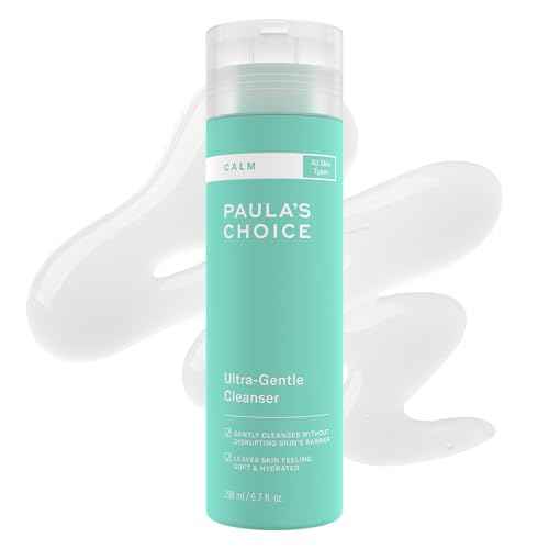 Paula's Choice CALM Ultra-Gentle Face Cleanser for Sensitive Skin, Facial Wash, Calms + Soothes Redness, Daily Face Wash for Rosacea-Prone & Eczema-Prone Skin, & Fragrance-Free, 6.7oz
