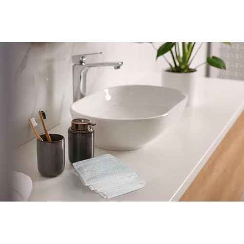 Softolle 100% Cotton Washcloths 24 Pack (12x12 Inches) Soft, Highly Absorbent Washcloth, Face Towels, Wash Cloths for Face, Ring Spun, Bulk Pack (White)