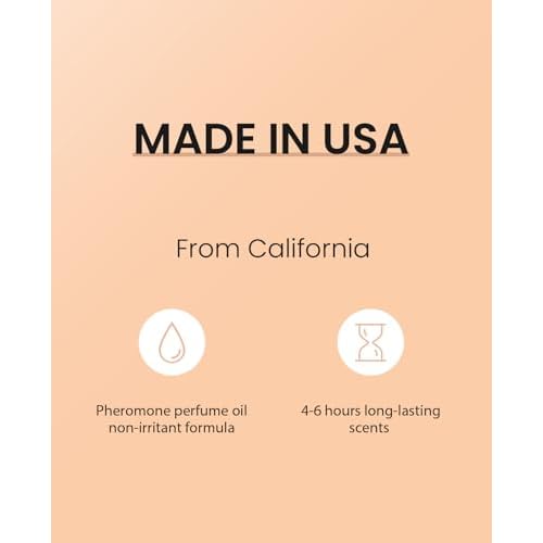 Pheromones Perfumes for Women, No. 54 Vanilla Cream Scent, Vanilla Perfume Oil, Advanced Fragrance Perfume for Woman, 0.34fl./10ml Gourmand Parfum, Travel Size Perfumes for Women,Made in USA