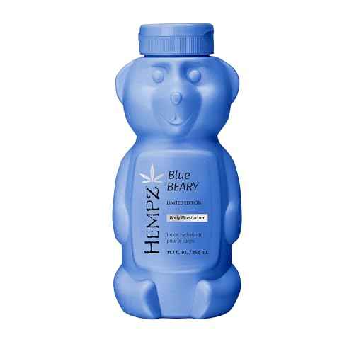 Hempz Limited Edition Bluebeary Body Moisturizer, Hydrating and Nourishing Lotion, Cute Fall Bear, Giftable for Women and Teens, 11.7 oz.