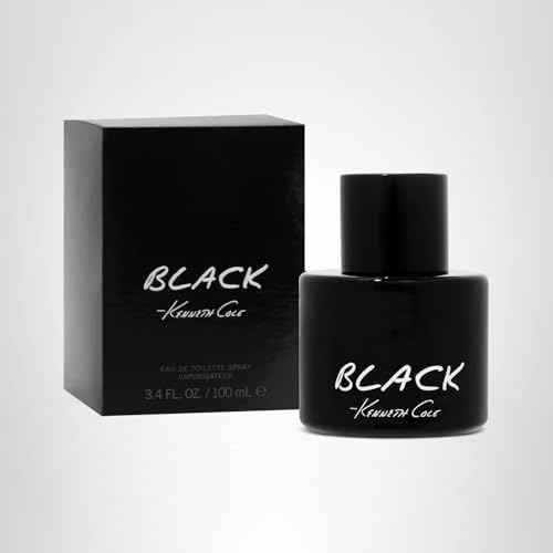 Kenneth Cole Black Eau de Toilette Body Spray Cologne for Men, 3.4 Fl. Oz.
