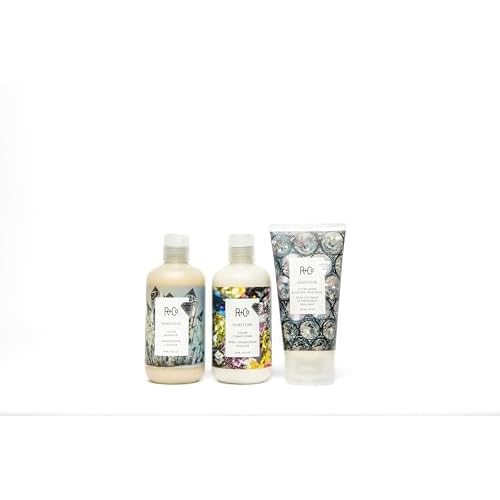 R+Co JEWELRY BOX Kit ? Color-Protecting Hair Set | Includes GEMSTONE Color Shampoo (8.5 oz), Conditioner (8.5 oz) & Ultra Shine Glossing Treatment (5 oz) | Vegan, Sulfate-Free | Limited Edition