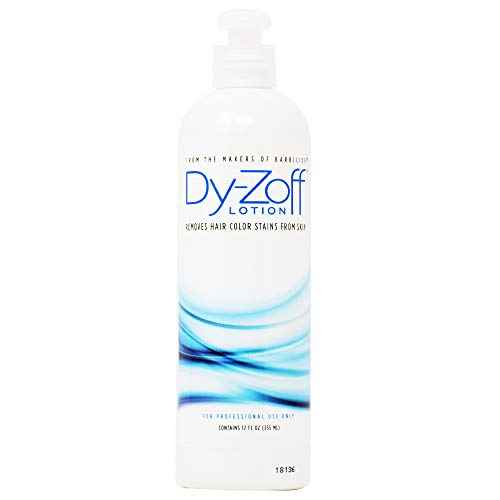 King Research Dy-Zoff Lotion 12oz + Pads Removes Hair Color Stains 80 pads