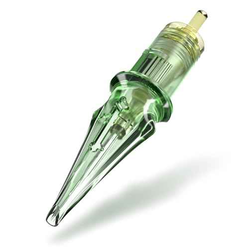 Tattoo Cartridge Needles,Solong Pro 20Pcs Disposable Tattoo Needles 1207 Round Liner X-Taper Tattoo Needle Cartridge(1207RL) EN01S-20-1207RL-X