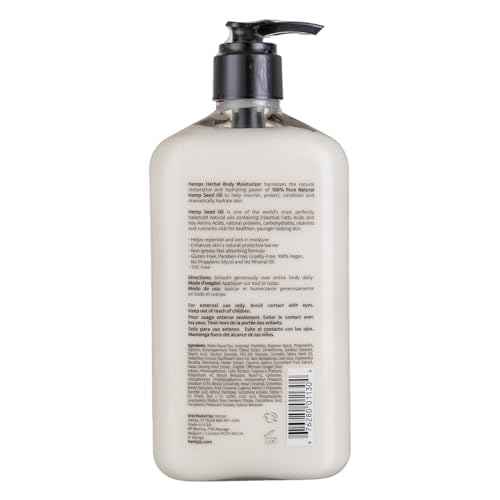 Hempz Body Moisturizer Original 17 Ounce Pump (500ml) (Pack of 2)