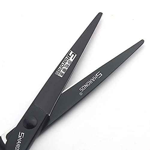 SHARONDS 6/7 inch Professional Hairdressing Scissors Salon Hairdresser Hair Trim and Cut thinning 440c high Hardness Scissors (6-inch 2pc)