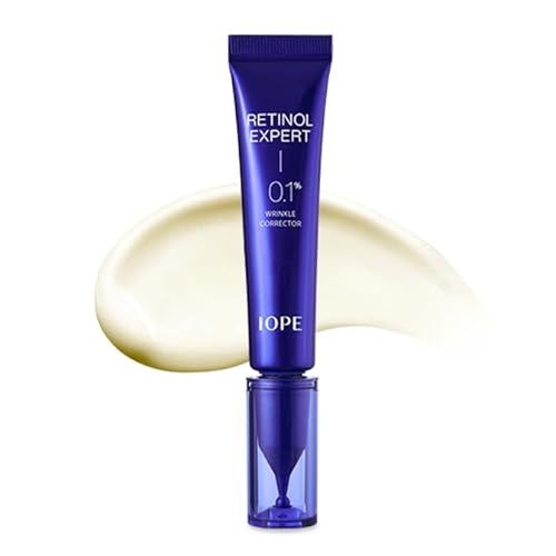 IOPE Retinol Expert 0.1% - Anti-Aging Serum with Pure Retinol, Reduce Wrinkles & Fine Lines, Pore Refining, Ideal for Retinol-Experienced User, Dermatologist Tested Korean Skincare, 1.01 fl.oz.
