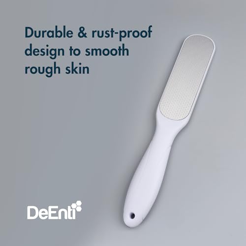 Metal Foot File, Professional Grade Stainless Steel, Salon Quality Callus Remover, Lightweight Foot Scrubber, Home Manicure and Pedicure Tools