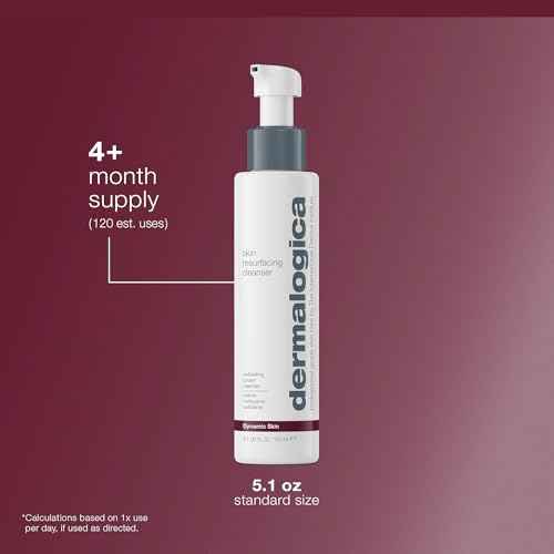 Dermalogica Skin Resurfacing Cleanser - Dual-Action Anti-Aging Exfoliating Face Wash and Cleanser - Smoothes Skin with Lactic Acid