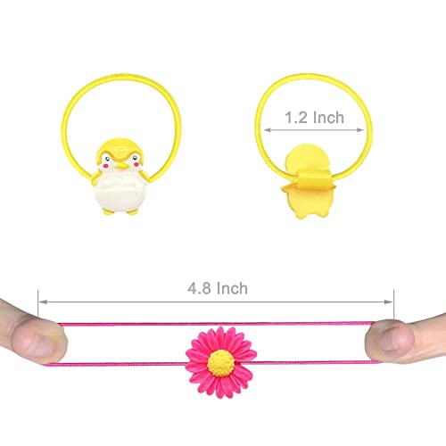 AMMY Hair Tie, 100 Pcs Hair Bands for Girls, Toddler Hair Ties, Colorful Hair Accessories, Ponytail Holders for Kids, Infant Girls, Children