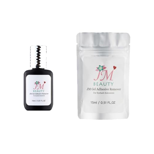 Gel Adhesive Remover for Eyelash Extensions, 15ml/0.51 FL.OZ, Quick-Acting Vegan and Gentle Formula, Safe, Easy to Apply, Eyelash Glue Remover Dissolves lash extension glue
