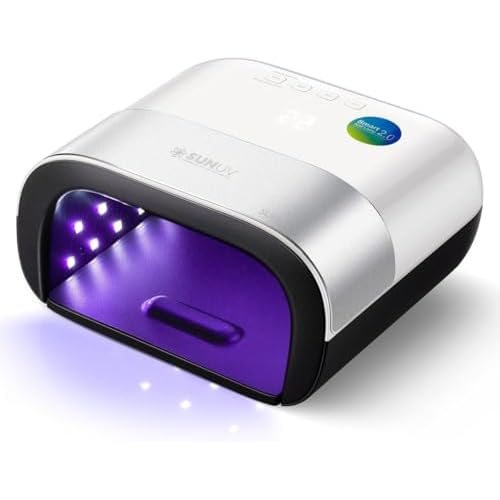 SUNUV SUN3 Professional UV Light for Gel Nails, LED Nail Lamp for Gel Polish with 4-Timer and Sensor, 39 PCS LED Beads, UV Dryer for Salon Home Gift for Woman Mom Girl