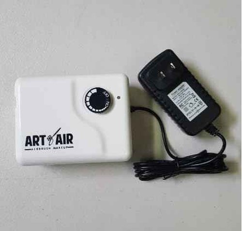 Art of Air Professional Airbrush Cosmetic Makeup System/Fair to Medium Shades 6pc Foundation Set with Blush, Bronzer, Shimmer and Primer Makeup Airbrush Kit