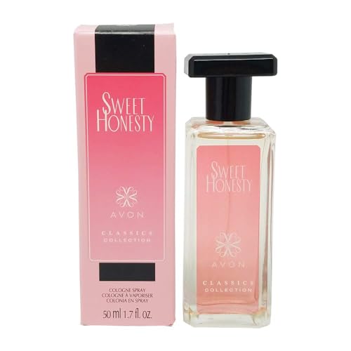 Avon Sweet Honesty Cologne ? 1.7 fl. oz. ? Soft Floral Women¡¯s Perfume Designer Scent ? Clean Fragrance with Lily of the Valley, Soft Rose & Fresh Cedarwood ? Sweet Honesty Avon Perfume for Women Gift