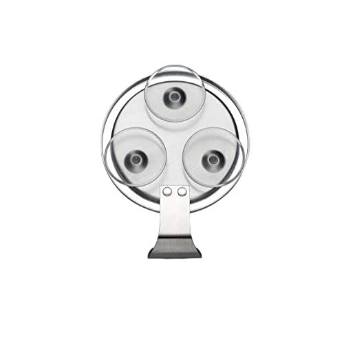 Ettori Shower Mirror Fogless for Shaving with Razor Holder, Powerful Lock Suction Fogless Mirror for Shower