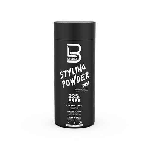 L3 Level 3 Styling Powder - Natural Look Mens Powder - Easy to Apply with No Oil or Greasy Residue
