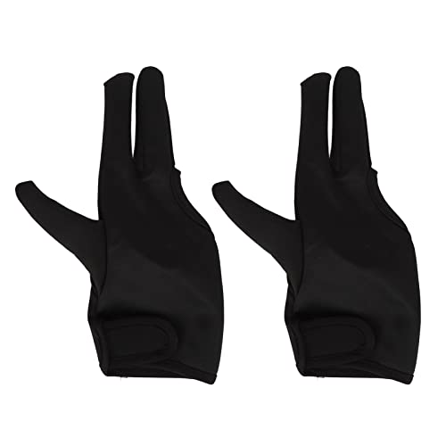 LIZEALUCKY 2pcs Barber Glove Gloves Finger Cover, Three Fingers Gloves Insulated Gloves, Barber Straightening Splint Styling Heat Protector Glove for Barbe