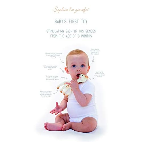Sophie la girafe Eau de Toilette ? Gentle Fragrance for Mothers and Children Over 5 ? 96% Natural Ingredients ? Vegan ? Made in France ? With Soothing Teething Ring