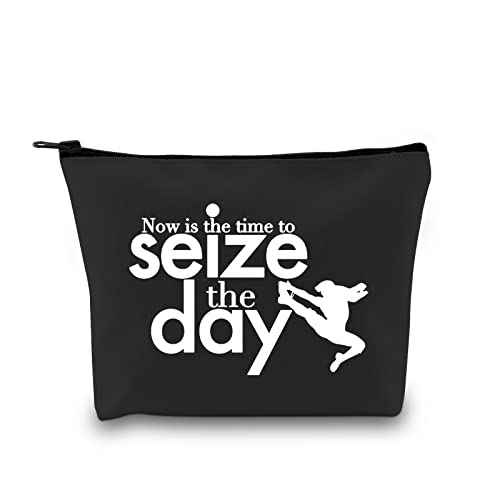 GJTIM TV Show Inspired Now is The Time to Seize The Day Musical Theatre Makeup Cosmetic Bag(Seize The Day Black)