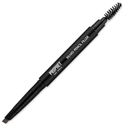 Men's Beard & Hair Filler Pencil - Available in 3 Colors - Fill, Shape, and Define Your Beard for a Thicker, Fuller Appearance (Dark Brown)