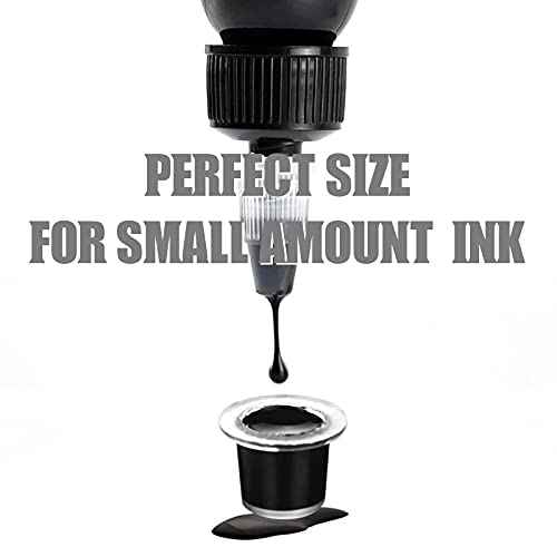Disposable Small Ink Cups - 1000 Pcs, Microblading & Permanent Makeup Container for Tattoo Ink & Needles