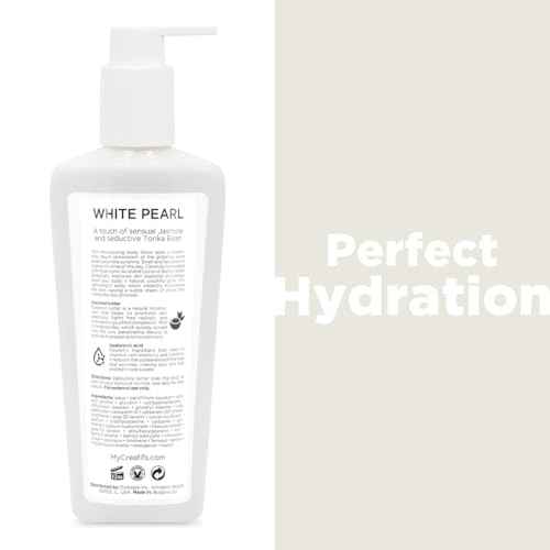 White Pearl Moisturizing Body Lotion with Coconut Butter and Hyaluronic Acid, 8.5 fl. oz.
