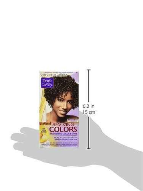 SoftSheen-Carson Dark and Lovely Reviving Colors Nourishing Color & Shine, Ebone Brown 392