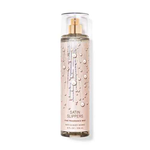Bath & Body Works Satin Slipper Fine Fragrance Body Spray Mist, Warm Vanilla Sugar (Satin Slippers)