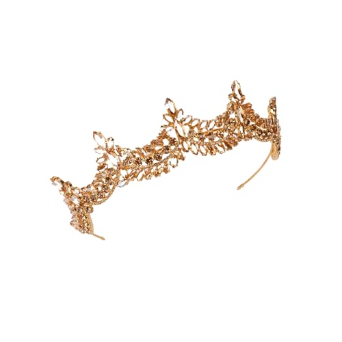 LIMELIA Handmade Honey Tiara for Women ? Glitter Crystal Crown for Wedding, Prom, Birthday, Pageant & Christmas | Elegant Rhinestone Headpiece ? Venedik Design