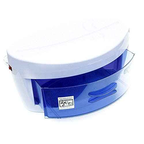UV Sterilizer Disinfection Cabinet Ozone Disinfect for Nail Tools Nail Art Equipment Tool Manicure Portable Nail Disinfection Box Hairdressing Tool,Multipurpose for Health & Household