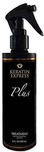 Keratin Express Plus 8 fl oz Smoothing Treatment Professional Hair Treatment up to 12 weeks. Do not use it on Pregnant Women, Children and Nursing. This product contains Formaldehyde.