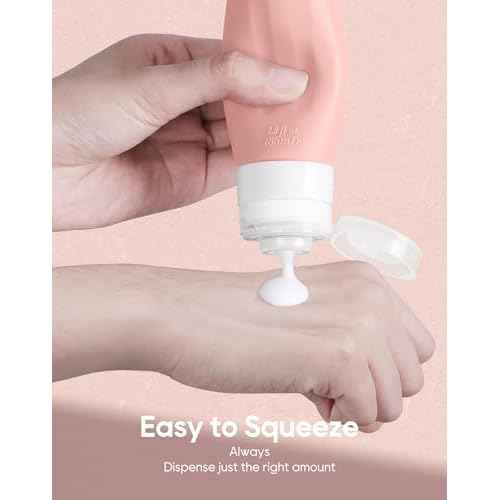 Morfone 16 Pack Travel Bottles Set for Toiletries, TSA Approved Travel Containers Leak Proof Silicone Squeezable Travel Accessories 2oz 3oz for Shampoo Conditioner Lotion Body Wash (BPA Free)