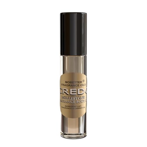 MOBETTER FRAGRANCE OILS Credo Millestone Unisex Body Oil 1/3 oz roll on Glass Bottle