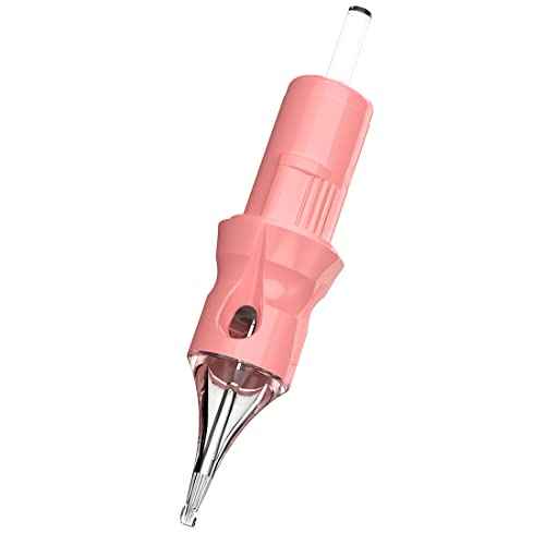 Dragonhawk Tattoo Cartridges Needles - 50Pcs Disposable Professional Tattoo Needles 0.35mm 5RL 7RL 5RS 9RM 15RM Assorted Mixed Sizes for Lining, Shading Coloring Compatible with Tattoo Gun