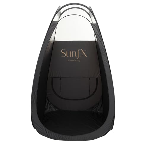SunFX Professional Pop Up Tent | Sunless Tanning Booth for Home or Salon Use with Carrying Bag