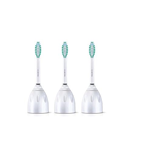 Philips Sonicare Genuine E-Series Replacement Toothbrush Heads, 3 Brush Heads, White, HX7023/64