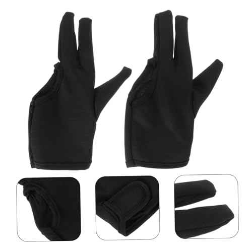 2pcs Hairdressing Gloves Protective Gloves High Temperature Heated Mittens Curling Wand 3 Finger Barber Glove Heat Protector Barber Shop Heat Protection Glove