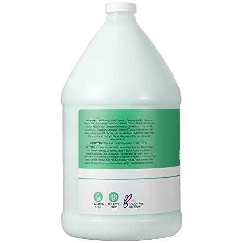 Ginger Lily Farms Club & Fitness Soothing Butter Lotion for Dry Skin, 100% Vegan & Cruelty-Free, Aloe Vera Scent, 1 Gallon (128 fl oz) Refill