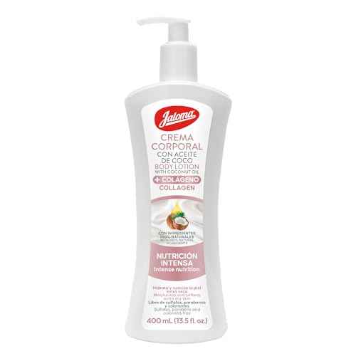 JALOMA Body Lotion with Coconut Oil, Hydrates and Softens your Skin, 2Pack, 13.5 Fl Oz Each Bottle