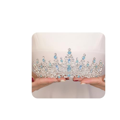 JWICOS Baroque Tiara and Crown for Women Vintage Wedding Headband Tiara Hair Accessories for Bride Birthday Prom Party