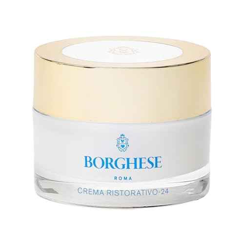 Borghese Crema Ristorativo-24 Moisturizer - Hydrating Face Moisturizer for Fine Lines & Wrinkles with Seaweed Extract & Vitamin E, Normal to Dry Skin