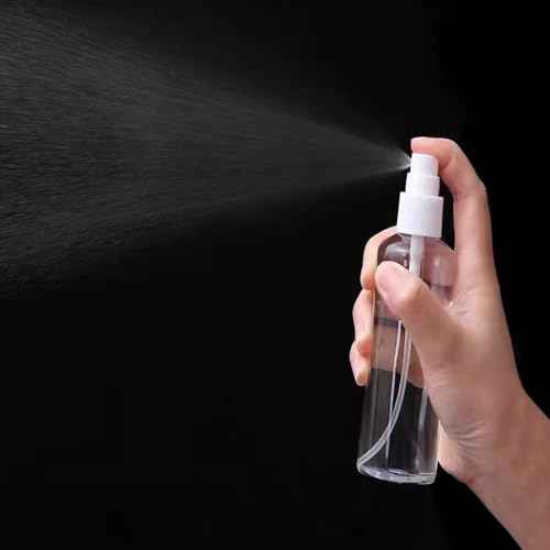 4 Pack 4 Oz (120ml) Small Spray Bottles - Fine Mist, Refillable, Reusable